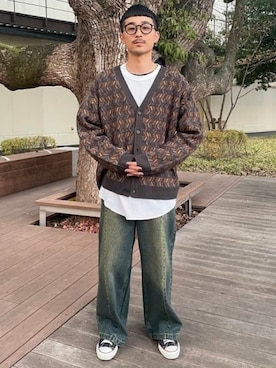 BEAMS HEART MENさん（メンズ・170cm）の冬コーディネート