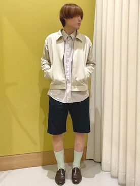 BEAMS HEART MENさん（メンズ・173cm）の夏コーディネート