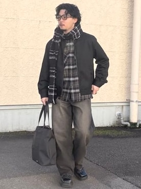 BEAMS HEART MENさん（メンズ・168cm）の冬コーディネート