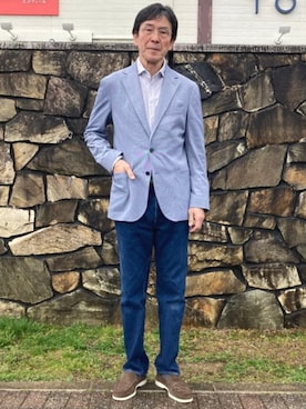 BEAMS HEART MENさん（メンズ・179cm）の春コーディネート