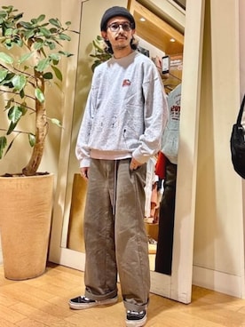 「アイテム（キャップ）」を使った、BEAMS HEART MENさん（メンズ・170cm）の夏コーディネート