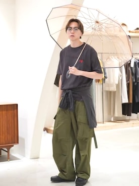 BEAMS HEART MENさん（メンズ・186cm）の夏コーディネート