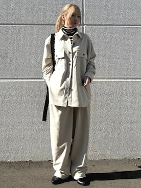 BEAMS HEART MENさん（レディース・154cm）の冬コーディネート