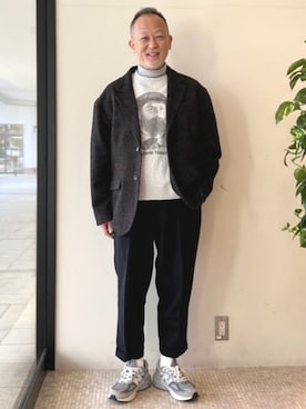 BEAMS HEART MENさん(メンズ・168cm)の冬コーディネート