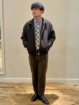 BEAMS HEART MENさん（メンズ・180cm）の秋コーディネート