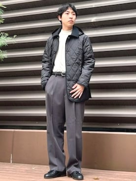 「メンズファッション」｜BEAMS HEART MENさん（メンズ・170cm）の冬コーディネート