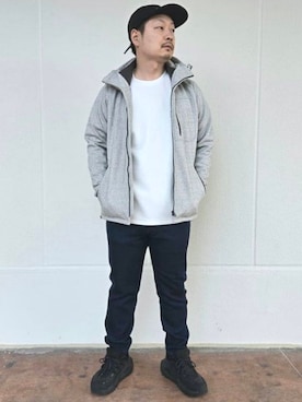 BEAMS HEART MENさん（メンズ・171cm）の冬コーディネート