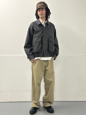 BEAMS HEART MENさん（メンズ・180cm）の春コーディネート