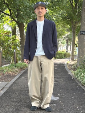 「BEAMS HEART（ビームスハート）のアイテム」を使った、BEAMS HEART MENさん（メンズ・170cm）の春コーディネート