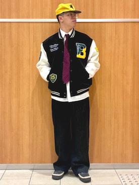 BEAMS HEART MENさん（メンズ・180cm）の秋コーディネート