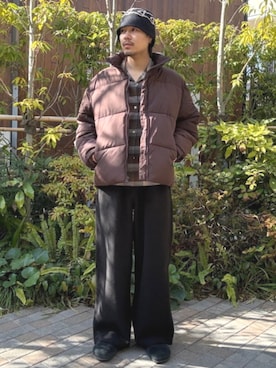 BEAMS HEART MENさん（メンズ・172cm）の冬コーディネート