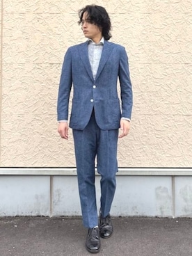 「BEAMS HEART（ビームスハート）のアイテム」を使った、BEAMS HEART MENさん（メンズ・174cm）の春コーディネート