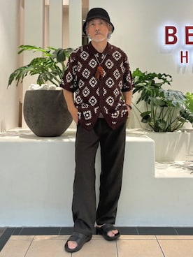 BEAMS HEART MENさん（メンズ・174cm）の夏コーディネート