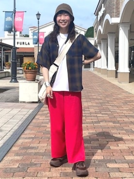 BEAMS HEART MENさん（レディース・166cm）の夏コーディネート