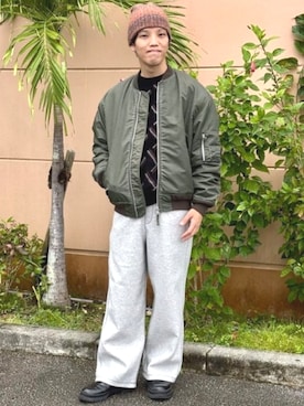 BEAMS HEART MENさん（メンズ・173cm）の冬コーディネート