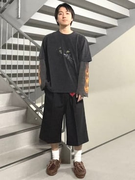 BEAMS HEART MENさん(メンズ・167cm)の夏コーディネート