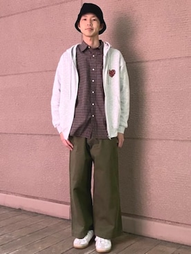 BEAMS HEART MENさん（メンズ・170cm）の冬コーディネート