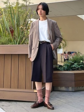 BEAMS HEART MENさん(メンズ・170cm)の夏コーディネート