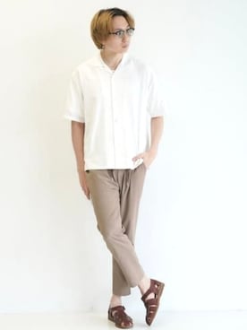 「BEAMS HEART（ビームスハート）のアイテム」を使った、BEAMS HEART MENさん（メンズ・186cm）の春コーディネート