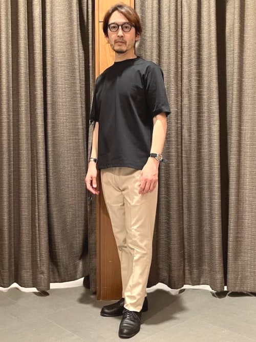 ザ　リラクス　ブラック スリムフィット スラックス エアースラックス/ブラック | Factelier (ファクトリエ)