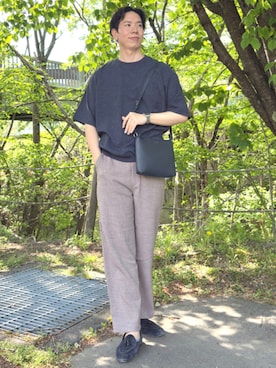 BEAMS HEART MENさん（メンズ・176cm）の夏コーディネート