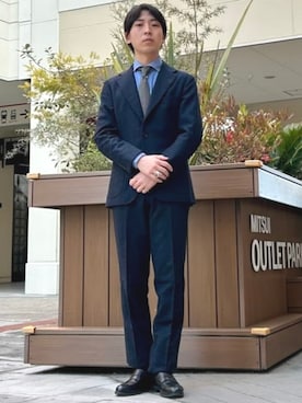 BEAMS HEART MENさん（メンズ・170cm）の冬コーディネート