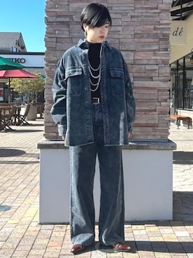 BEAMS HEART MENさん（レディース・156cm）の冬コーディネート