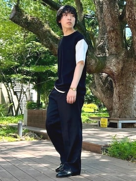 BEAMS HEART MENさん（メンズ・170cm）の夏コーディネート