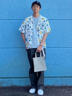 BEAMS HEART MENさん（メンズ・170cm）の夏コーディネート
