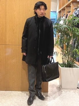 BEAMS HEART MENさん（メンズ・168cm）の冬コーディネート