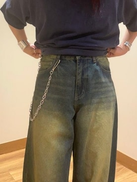 「アイテム（ウォレットチェーン）」を使った、BEAMS HEART MENさん（メンズ・177cm）の秋コーディネート