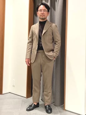 「アイテム（テーラードジャケット）」を使った、BEAMS HEART MENさん（メンズ・167cm）の秋コーディネート