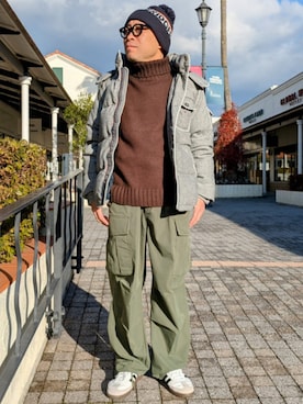 BEAMS HEART MENさん（メンズ・161cm）の冬コーディネート