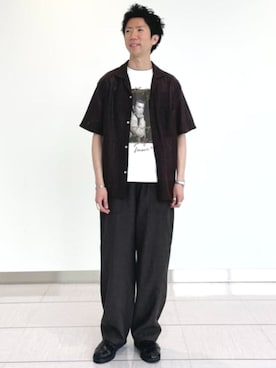 BEAMS HEART MENさん（メンズ・176cm）の夏コーディネート