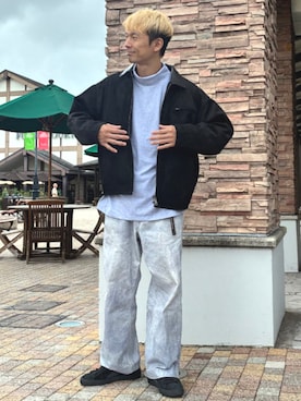 「アイテム（ブルゾン）」を使った、BEAMS HEART MENさん（メンズ・178cm）の秋コーディネート