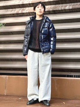 BEAMS HEART MENさん（メンズ・170cm）の冬コーディネート