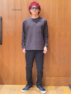 BEAMS HEART MENさん（メンズ・166cm）の冬コーディネート