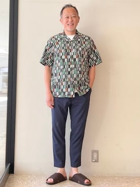 BEAMS HEART MENさん（メンズ・168cm）の夏コーディネート