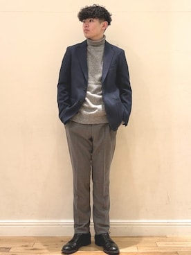 BEAMS HEART MENさん（メンズ・174cm）の冬コーディネート