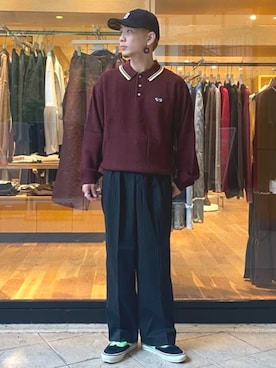 「PENNEYS（ぺニーズ）のアイテム」を使った、BEAMS HEART MENさん（メンズ・170cm）の秋コーディネート