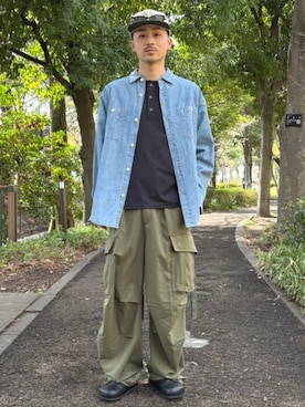 「BEAMS HEART（ビームスハート）のアイテム」を使った、BEAMS HEART MENさん（メンズ・170cm）の春コーディネート