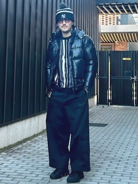 BEAMS HEART MENさん（メンズ・182cm）の冬コーディネート