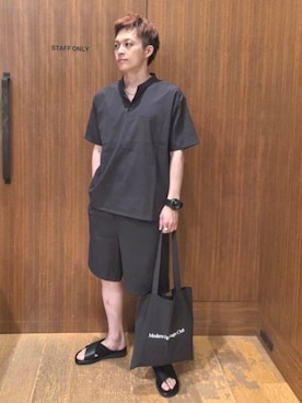BEAMS HEART MENさん（メンズ・166cm）の夏コーディネート
