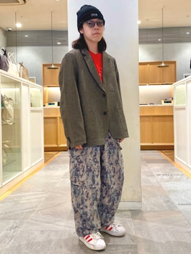BEAMS HEART MENさん（メンズ・168cm）の冬コーディネート