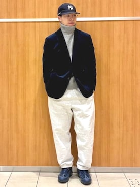 BEAMS HEART MENさん（メンズ・180cm）の冬コーディネート