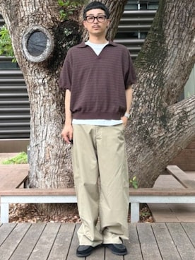 BEAMS HEART MENさん(メンズ・170cm)の夏コーディネート