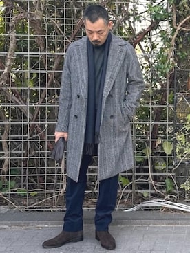 「アイテム（トップス）」を使った、BEAMS HEART MENさん（メンズ・172cm）の秋コーディネート