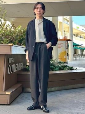 BEAMS HEART MENさん（メンズ・170cm）の夏コーディネート