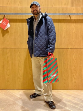 BEAMS HEART MENさん（メンズ・174cm）の冬コーディネート