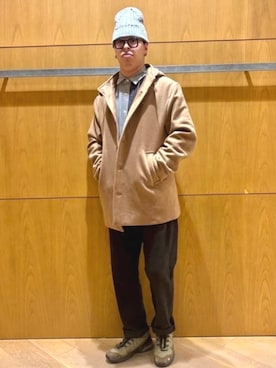 BEAMS HEART MENさん（メンズ・180cm）の冬コーディネート